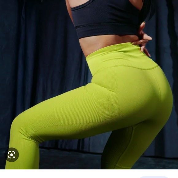 Adidas Formotion tights - neon - size small - Picture 2 of 4